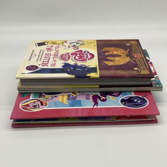 My Little Pony Books Lot Of 4 HCs & Paperbacks Pop Up and Comics Friendship - Picture 9 of 11